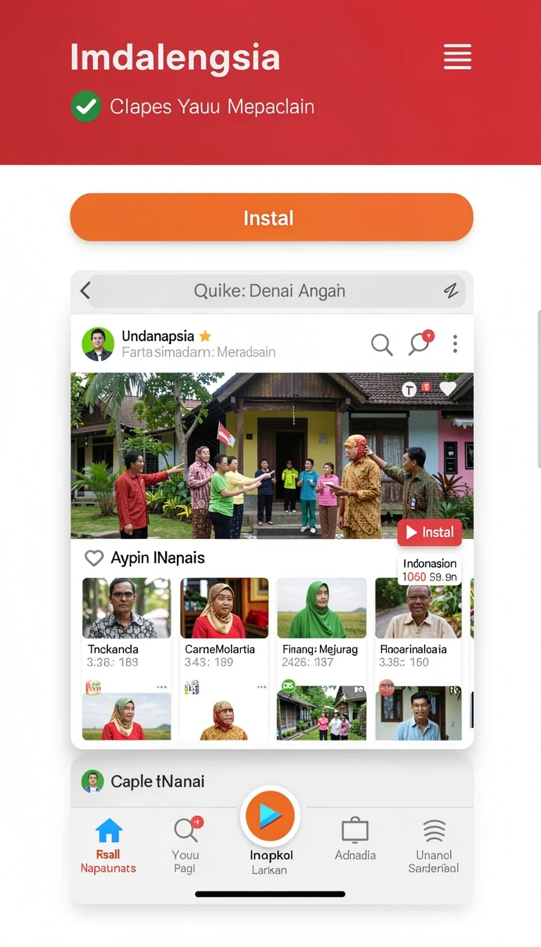 lg111 - Tangkapan layar menggambarkan karakter utama yang siap berpetualang.