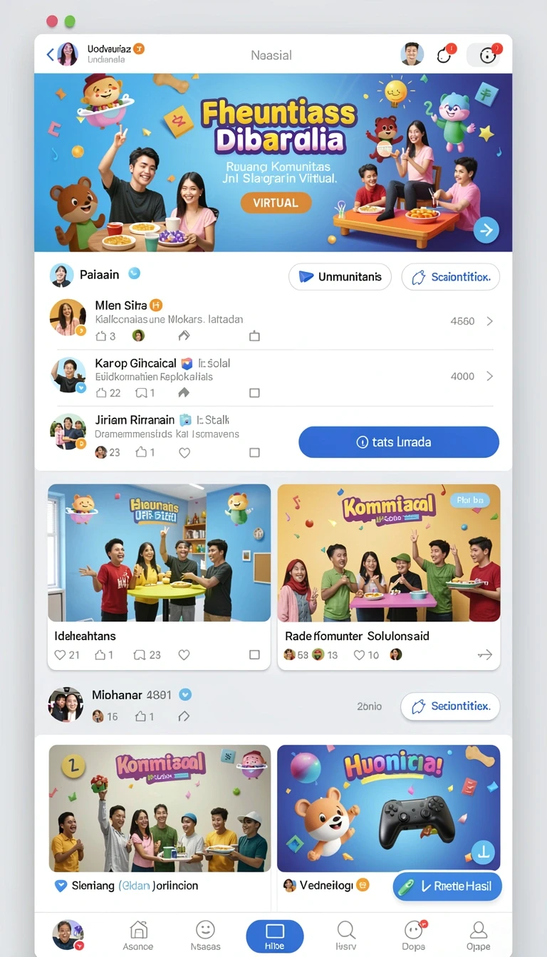 okwin - Screenshot menampilkan antarmuka utama yang menarik.