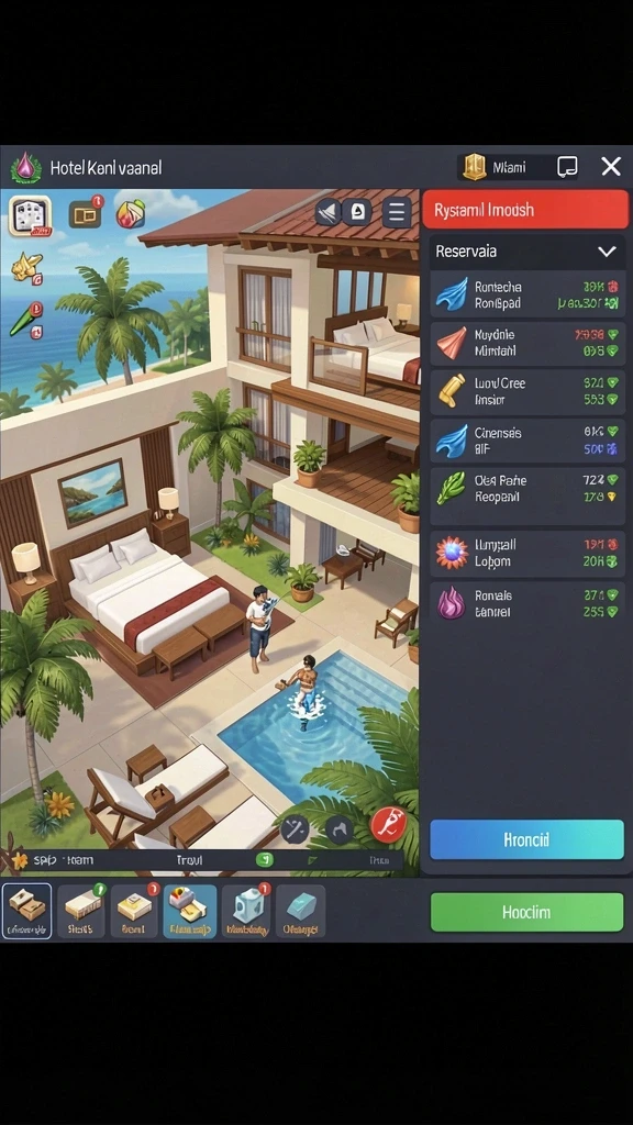 rk77 - Screenshot menampilkan karakter utama dalam pertempuran epik.
